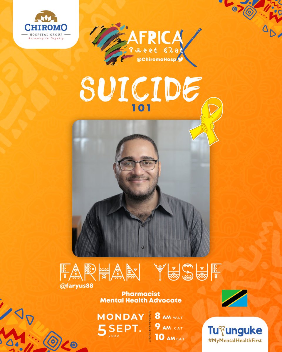 DuduyeMarynas's tweet photo. The Upcoming Tweet Chat on #Suicide101

Creating a safe space (environment) for people in helping them to open up to their deepest stories for healing 😀

"Dear Friend,
I'd rather hear your story than attend your funeral"
Suicide Awareness &amp; Prevention Month 🎗
#september ✨ https://t.co/25S1WrZRMn