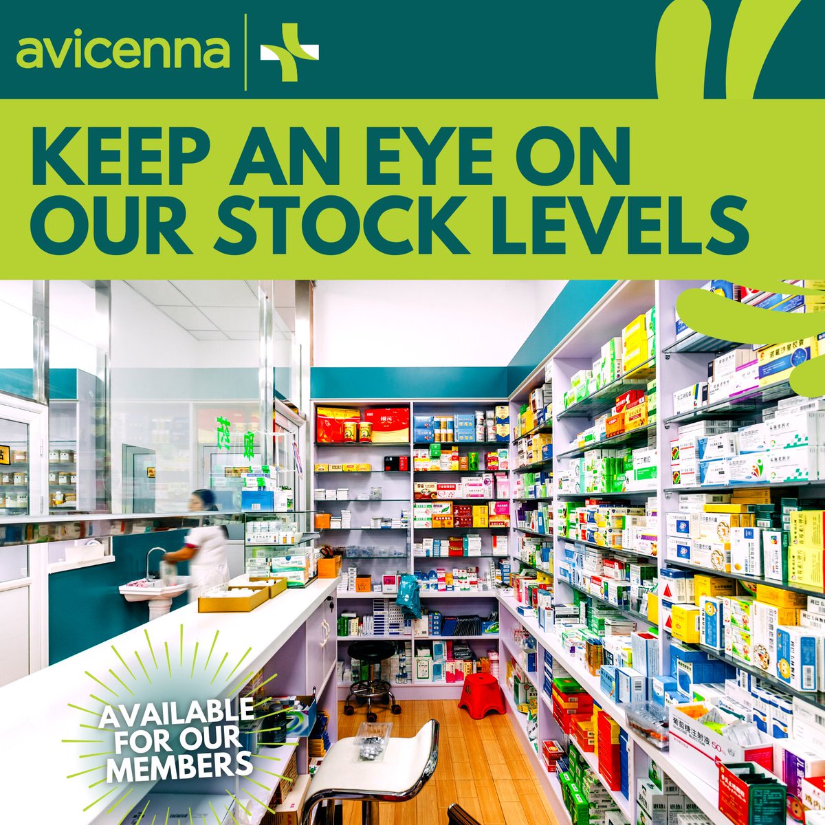 Avicennaplc's tweet photo. With our new "Stock Status" feature, you can easily keep an eye on stock levels. 

Save time, make informed decisions quickly and efficiently when it comes to ordering. 

Our "Stock Status" feature is available is via "AviBuyer", but if you upgrade from a Avicenna membership  ... https://t.co/cf8tQTwHEM
