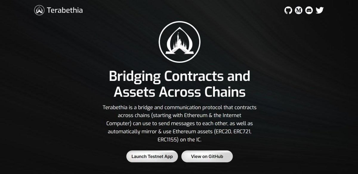 LinkedDrop's tweet photo. New Testnet: Terabethia
🏷 Reward : TBA
🪂 Register : https://t.co/nnWVnjGjFO

Faucet ETH Goerli :
https://t.co/vvu2B87rlz

➖ Connect Metamask &amp; Plug Wallet
➖ Bridge ETH - IC
➖ Bridge Again IC - ETH
➖ Claim Your Assets On ETH
➖ Send Feedback In Discord
➖ Done https://t.co/HksYKWAXmP