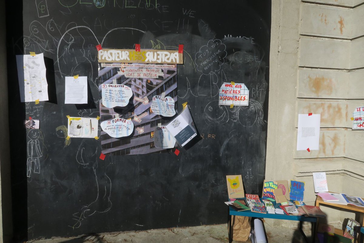 Rohannech's tweet photo. Le conseil collégial hors les murs de l'@hotel_pasteur  s'est déroulé à la villa Rohannec'h ! Entre autres travaux collectifs &amp; réflexifs, la réalisation d'un fanzine en commun avec atelier d'écriture collective animé par les éditions La Liebre Dorada https://t.co/nn23pkjMgf