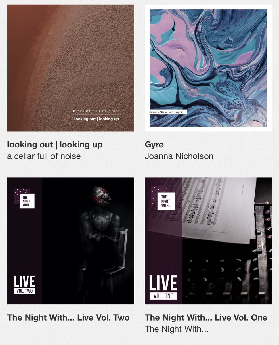 It’s Bandcamp Friday! We have 4 albums <a href="/noise_cellar/">a cellar full of noise</a> : <a href="/tcooper_music/">Tim Cooper</a> @electromacd <a href="/OliSearle/">Oliver Searle</a> @dianasounds

Gyre Jo Nicholson: <a href="/sweeney1_b/">Bill Sweeney</a> <a href="/NangleJ/">Jonathan Nangle</a> <a href="/mwhiteside/">Matthew Whiteside</a> <a href="/kerrylhagan/">Kerry Hagan</a> 

Live vol 1 &amp; 2: <a href="/TheHExperiment/">TheHermesExperiment</a> @EnsOffspring <a href="/ensemble1604/">Ensemble 1604</a> <a href="/thepaulmac/">paul mac</a> &amp; more!
tnwmusic.bandcamp.com