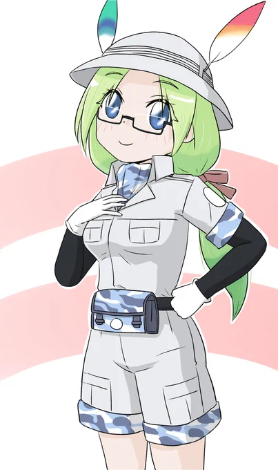 けものフレンズ3 ミライメガネ好きなのにすっかり見逃していたじゃん#けものフレンズ3#ミライ 