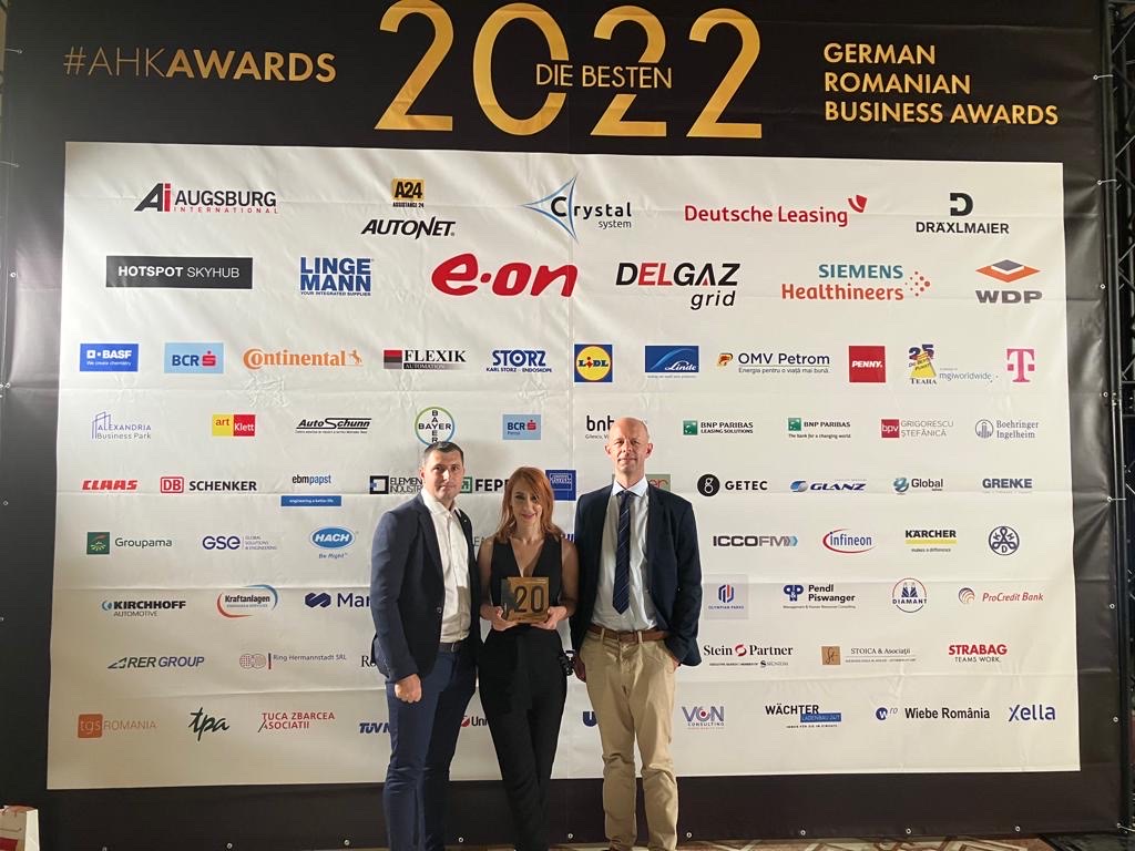 clariant's tweet photo. 🏆 We have been awarded the German Romanian Business Award 2022 in the category 'Innovation & New Technologies', recognizing our innovative #sunliquid® technology for the production of advanced #biofuels. Congratulations to the team for this great achievement! #ahkawards https://t.co/kLDXoNuOMP