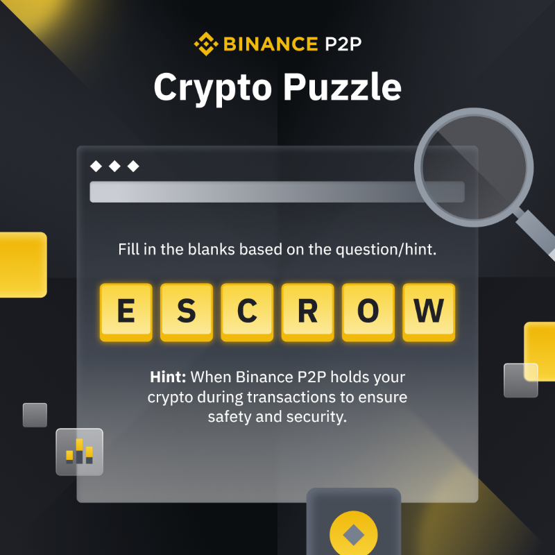 binance's tweet photo. How much do you know about #Binance P2P?

Let's find out in our new crypto puzzle ⤵️