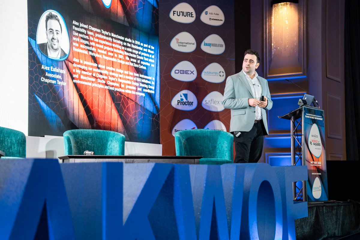 Alex Esfahani speaking at Offsite Expo 21 Sep, Coventry Arena 

chapmantaylor.com/news/alex-esfa…

#Offsite #OffsiteConstruction #OffsiteExpo #OffsiteExpo2022 #OffsiteAwards #OffsiteManufacture #Construction #ManchesterGoodsYard #MGY #EnterpriseCity #Architect #Architecture