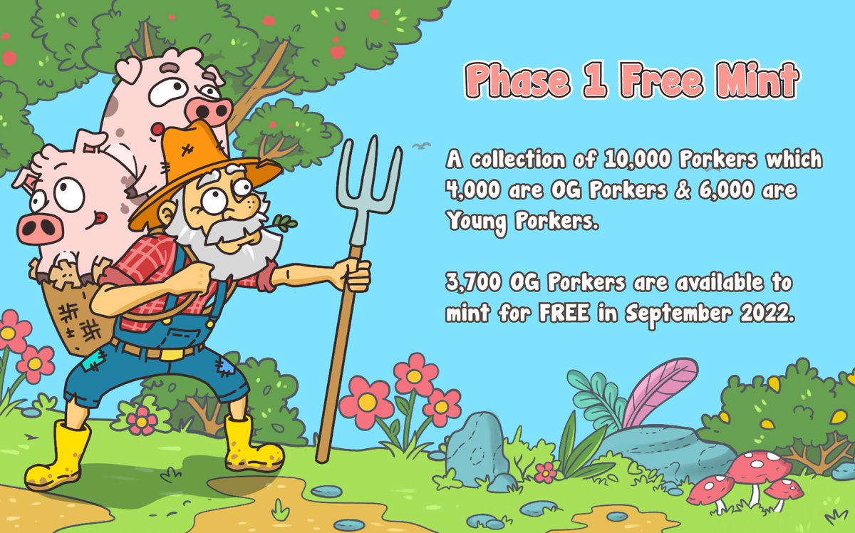 Gachapork Nft Free Mint Soon 🐷

👉 Follow @gachaporknft 
👉 Retweet &amp; Like
👉 Tag nft friends

#NFTs #FreeMint #NFTGiveaway #NFTCommunity #Gachapork #nftart #NFTartist #NFTdrop #nftcollectors