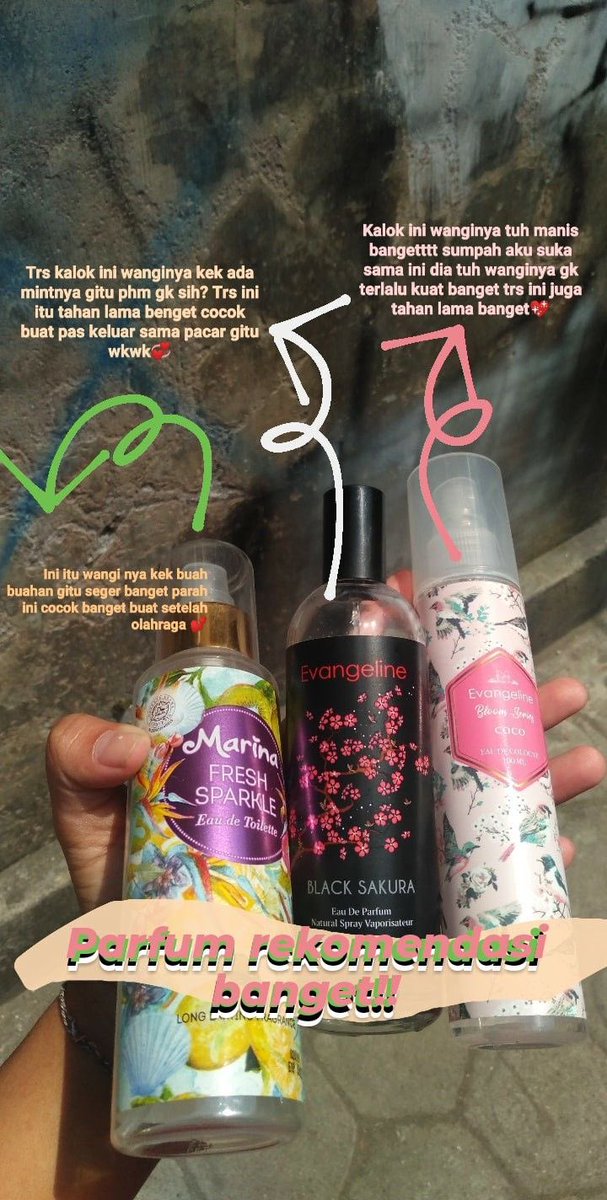 comgirlsss's tweet photo. Rekomendasi parfum by warga pinterest✨

-A Thread- https://t.co/YEmkLSJ1JG