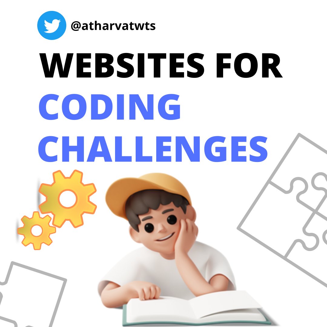 atharvatwts's tweet photo. Top Websites to find coding challenges for free and increase your skillset.

Practice problems and get hired.

A Thread 🧵👇: https://t.co/10oSGpQedT