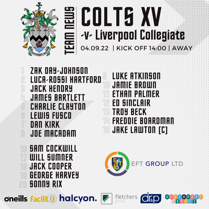 SouthportRFC's tweet photo. 🗞 𝐓𝐞𝐚𝐦 𝐍𝐞𝐰𝐬 | #SupportThePort
Here is the weekend team news for the #FirstXV, #SecondXV & #Colts👇