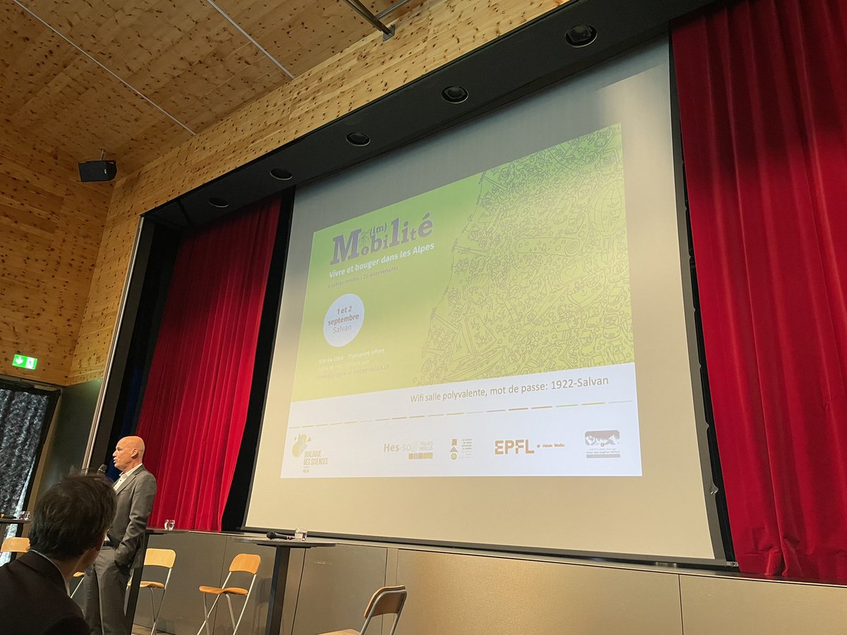 On discute Mobilité dans les Alpes à Salvan ! Quelle mobilité pour demain ? <a href="/ScienceValais/">Science Valais / Wissenschaft Wallis</a>