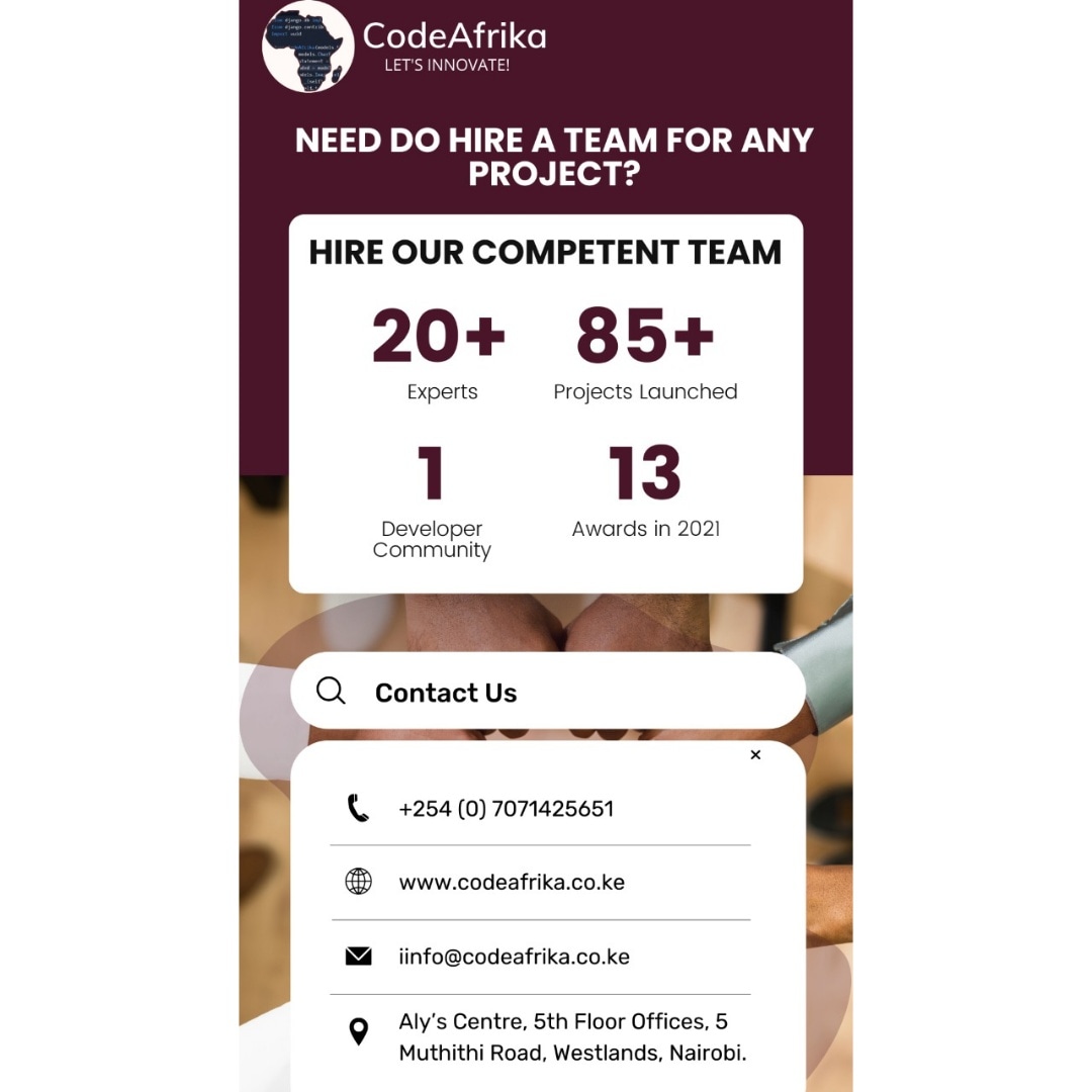 CodeAfrika's tweet image. 