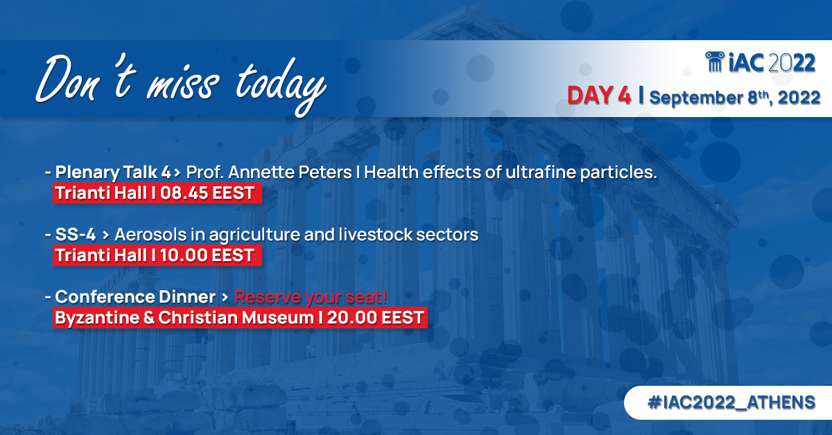 #IAC2022_Athens | Welcome to IAC2022 Day 4! 

Have a quick look at the Detailed Program and the highlights below! Plenty of hot sessions are running within the day!