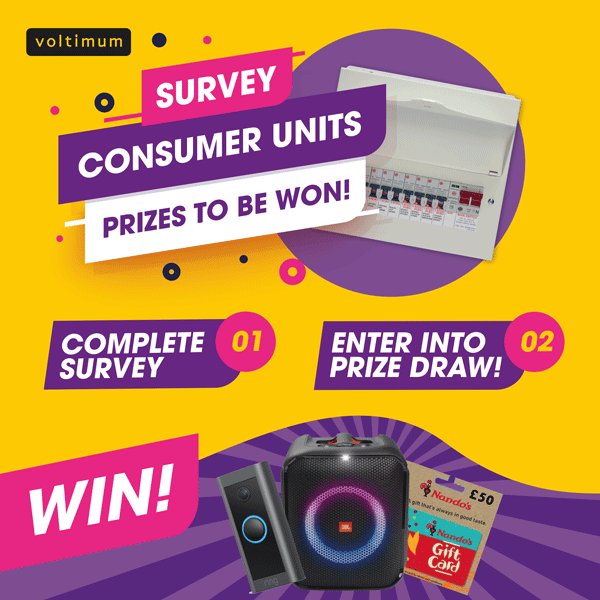 's tweet image. Prizes to be won! All you need to do is fill out our survey on Consumer Units! survey.alchemer.com/s3/6994615/Con…
#ConsumerUnits