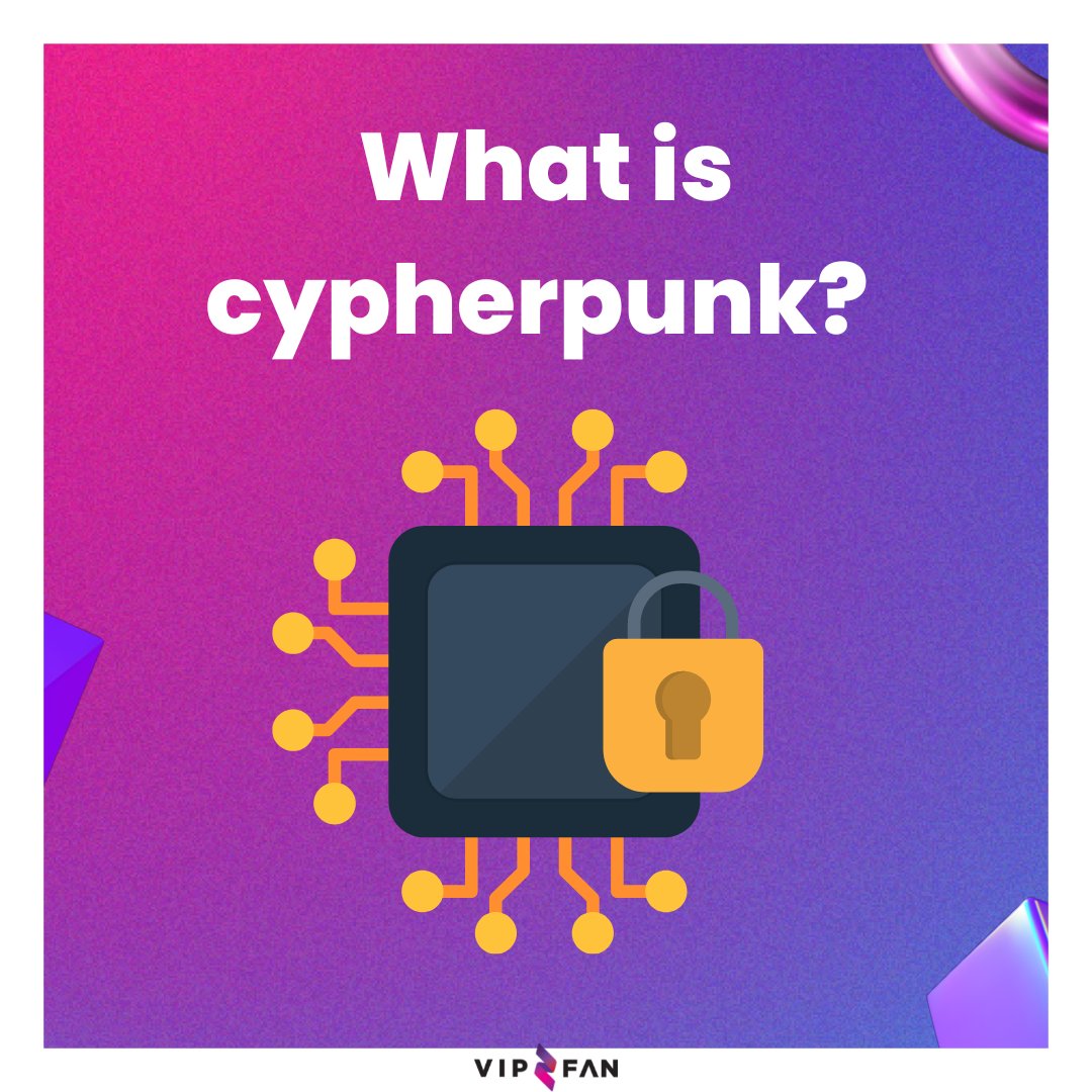 Vip2Fan's tweet photo. VIP2FAN EDUCATION 📚📈

What is cypherpunk?

It refers to an ideal that advocates the use of cryptography and new technologies to protect the privacy of individuals and thus bring about social and political change. The name comes from the mix between cipher and cyberpunk. https://t.co/3uK1UBmww9