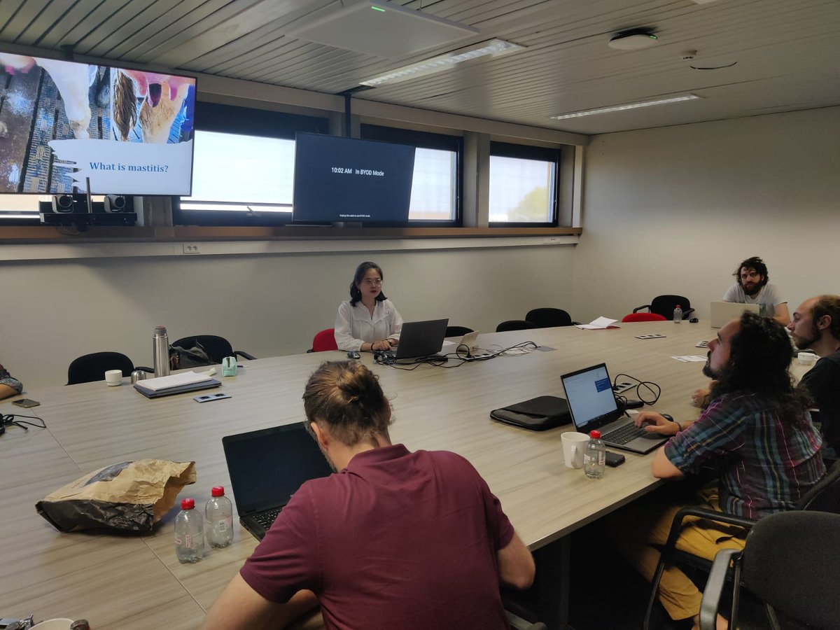 Finishing touch for the EAAP presentions of our <a href="/KUL_LT/">LivestockTechnology</a> group. Looking forward to the <a href="/EAAPofficial/">EAAPofficial</a> 2022 conference in Porto! 🇵🇹