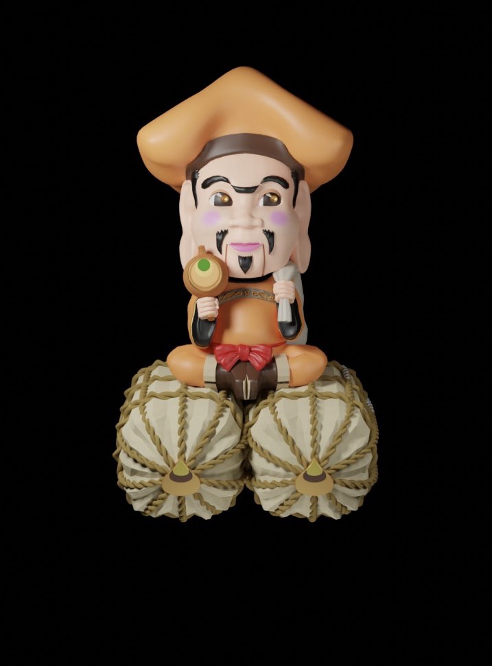 IDNoritomo's tweet photo. " 3D大黒天"
#3D #木彫風3D #メタ仏国土 #3dart #metaverse #japanesegod #日本の文化 #自然神 #japaneseart #仏 #仏教 #仏教美術 #美術 #buddhism #japaneseclassicalart #Japanesepaintingtechniques #blender https://t.co/2ERJ64GW7J