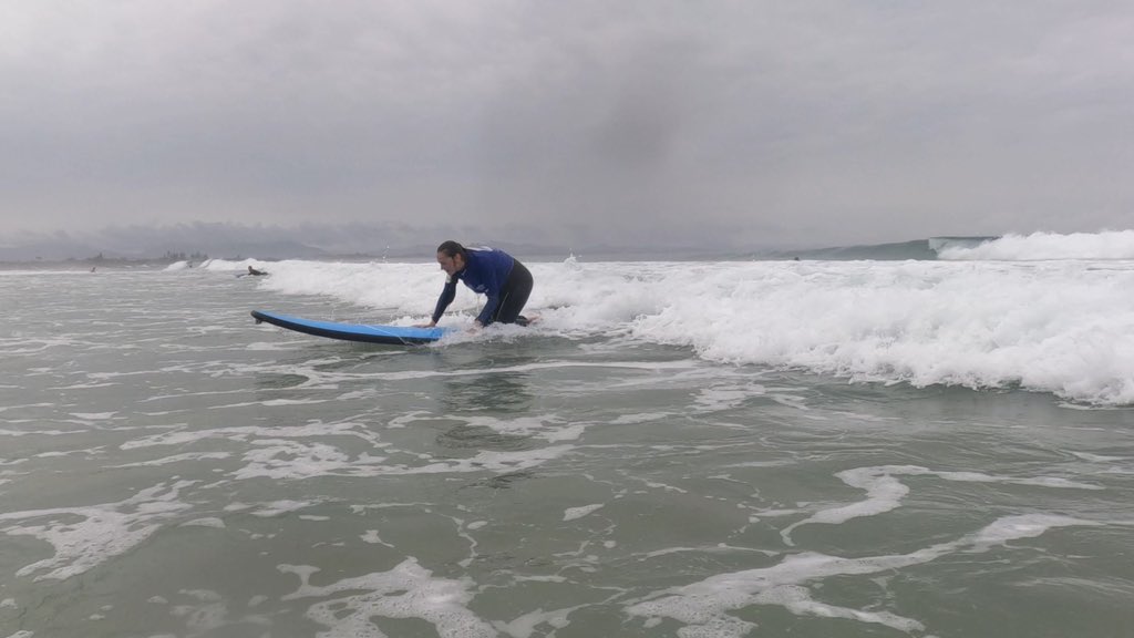 Had the best day with <a href="/LetsGoSurf/">Lets Go Surfing</a>! First surf in over 5 years was amazing thanks to these two guys who saw my ability not my disability!