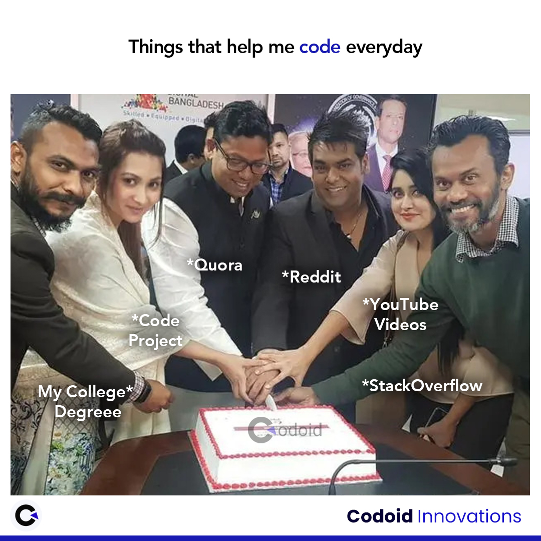 codoid's tweet image. Things that help me code everyday

#codoid #codoidmemes #developertestermemes #coding #softwaretestingmemes #qamemes #softwarememes #qatestingmemes #programmingmemes #softwaredevelopmentmemes