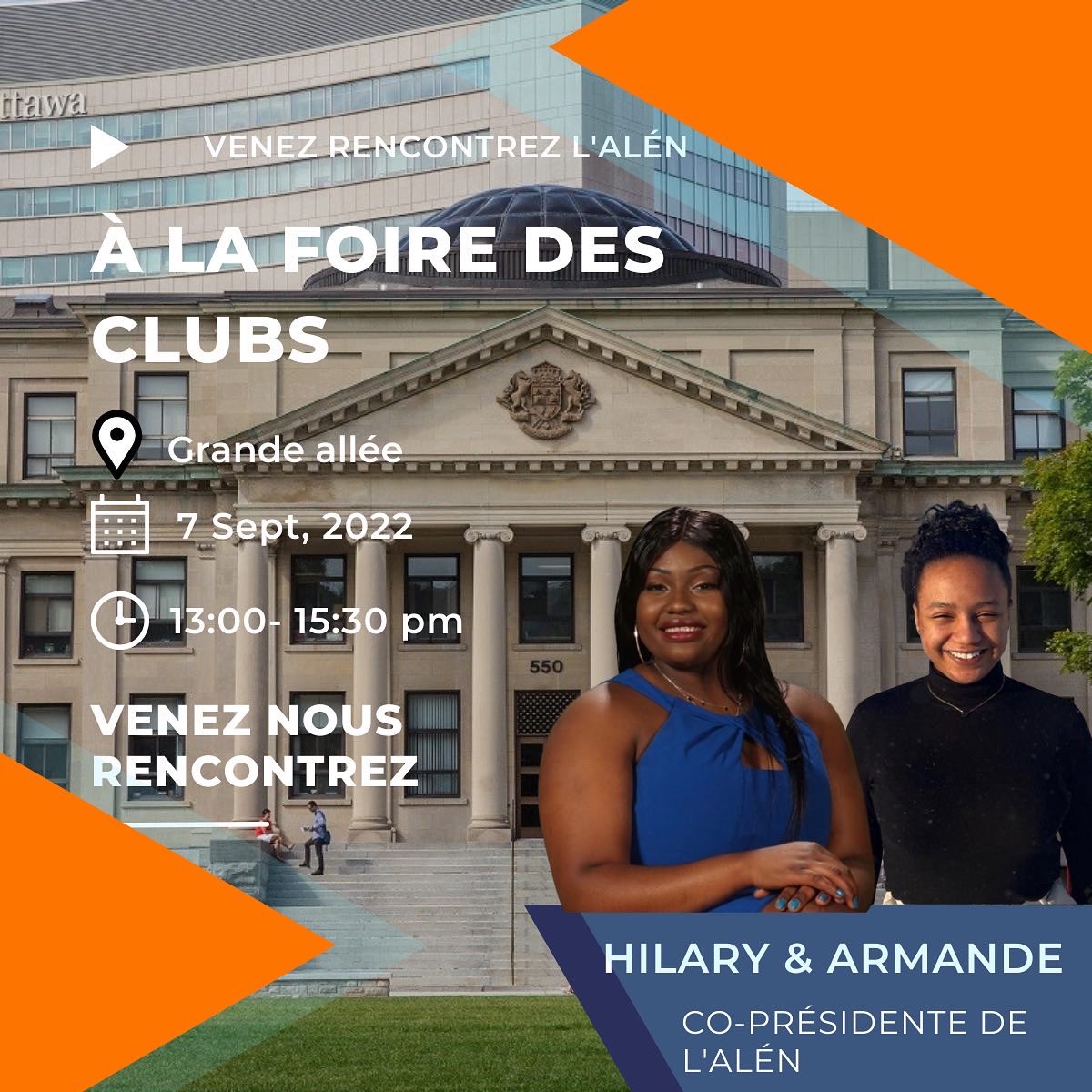 BSLAOttawa's tweet photo. We’ll be at @uOttawa clubs fair on Sept 7 at Grand Alley come to meet our amazing team and discuss with us. You’ll also get a chance to become one of our  members. 

#uottawa #bslaottawa #rentreescolaire2022 #Rentree2022 https://t.co/66XNO3otyQ