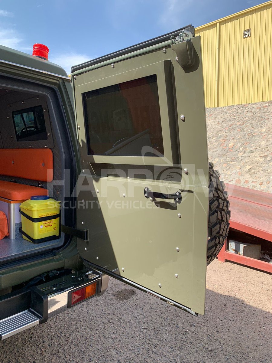 harrow_armored's tweet photo. Armoured Ambulance is ready for the mission.
Based on Toyota Landcruiser.

https://t.co/6otVS8WQyj

#ArmoredVehicle #ArmoredMission #ArmoredAmbulance https://t.co/aMmF16Kt8q
