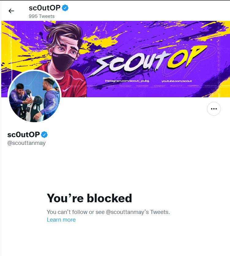 BGMITrolls's tweet photo. @scouttanmay Rattled LMAO🤣 https://t.co/IPKUYgqGDm