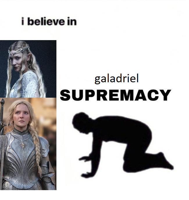 Galadriel is the MVP of #RingsOfPower so far as she should