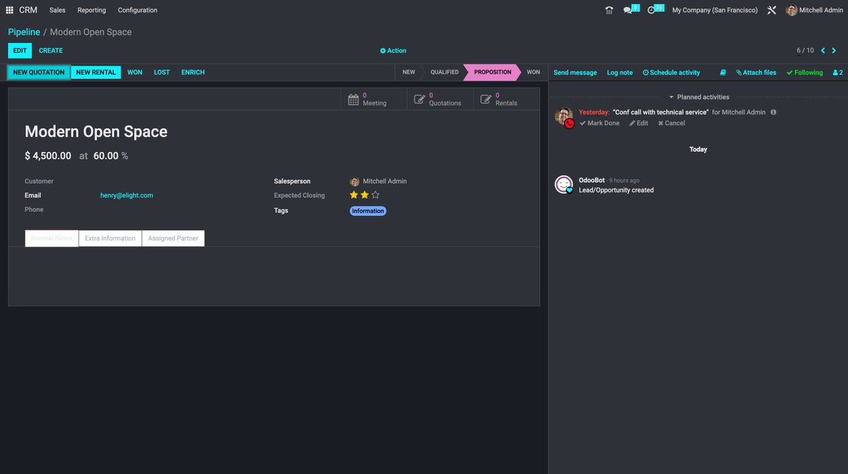 M4ranth's tweet photo. Do you want dark mode in #Odoo? then your wait is over, #odoo 16 will have dark mode 😍 https://t.co/9v1KwBVRRs