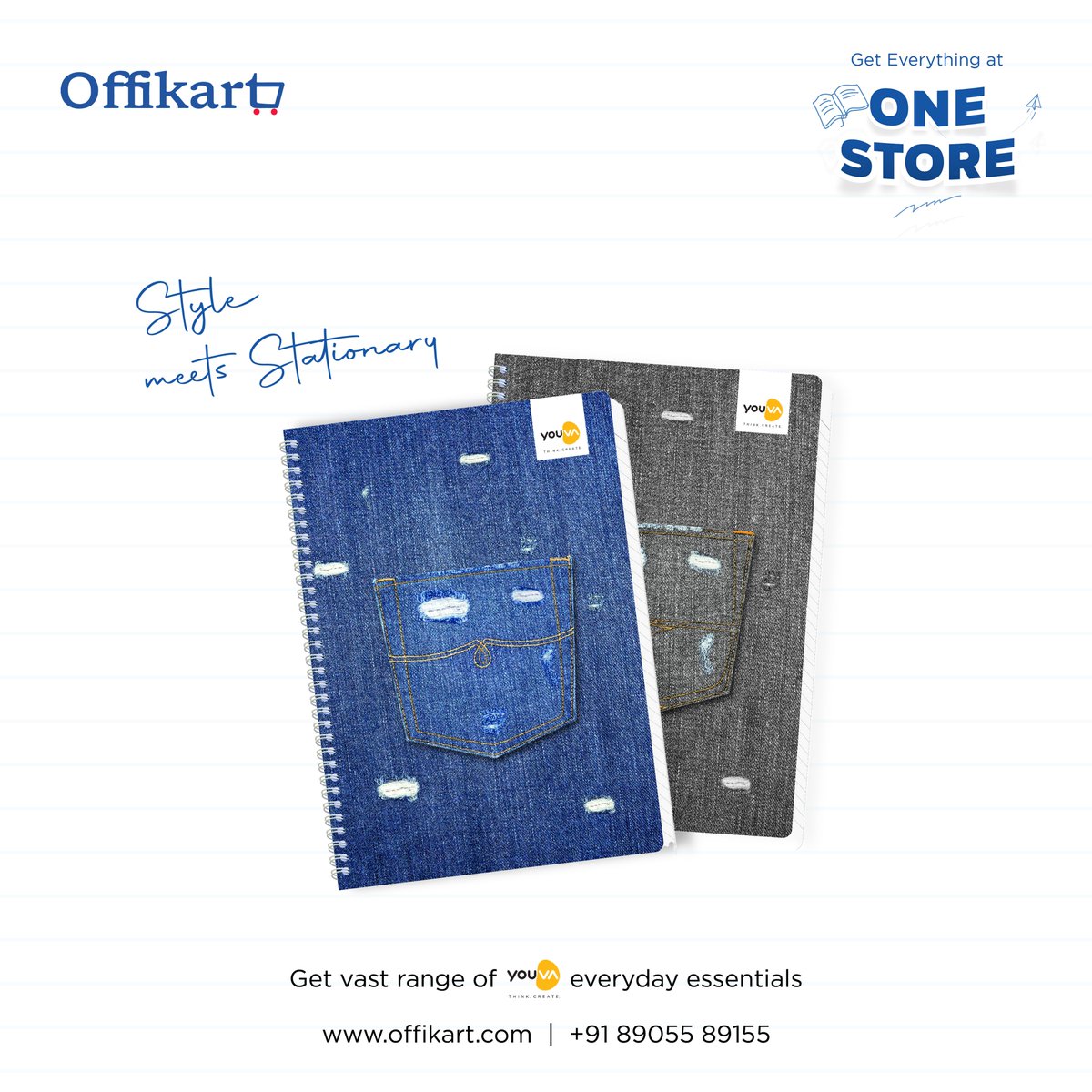 Offikartindia's tweet photo. Get rid of the boring stationery products and match them to meet your style quo!
@youvaworld_
#youva #thecoolupgrade #trendyseries #rainbowseries #youvaworld #longbook #think #create #sustainabilitystationery #sustainablebusiness #smallbusinessowner #journaling #journals https://t.co/AmKPL0R5oL
