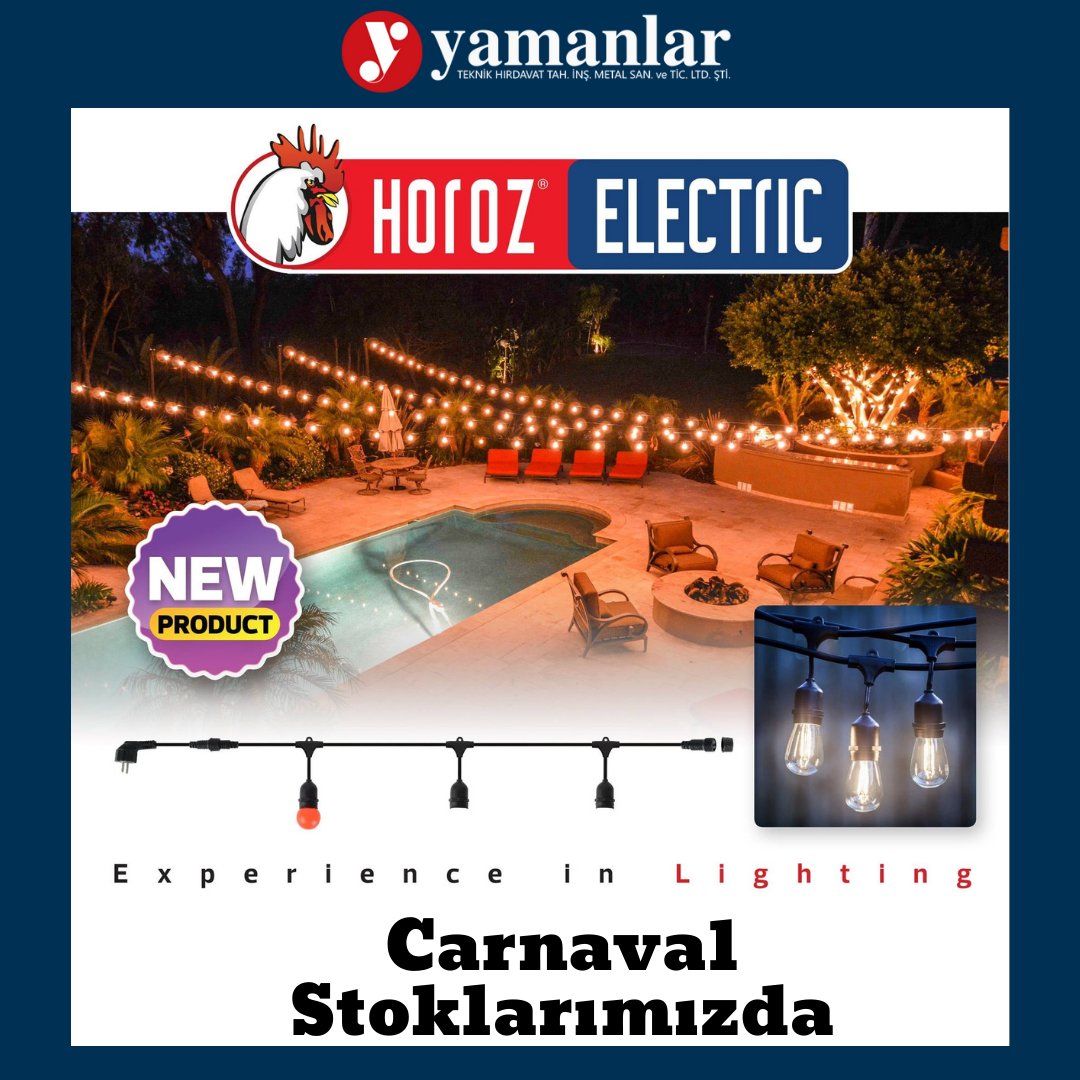 Horoz Carnaval Serisi

F-10 MODEL -  F-20 MODEL

MAX: 500 W

10 METRE 10 DUY - 10 METRE 20 DUY

IP44 KORUMA

E27 DUY

#Horoz #Elektrik #Yamanlar #Samsun 

STOKLARIMIZDA

yamanlargrup.com.tr
n11.com/magaza/hirdava…
gittigidiyor.com/magaza/hirdava…
hepsiburada.com/magaza/hirdava…