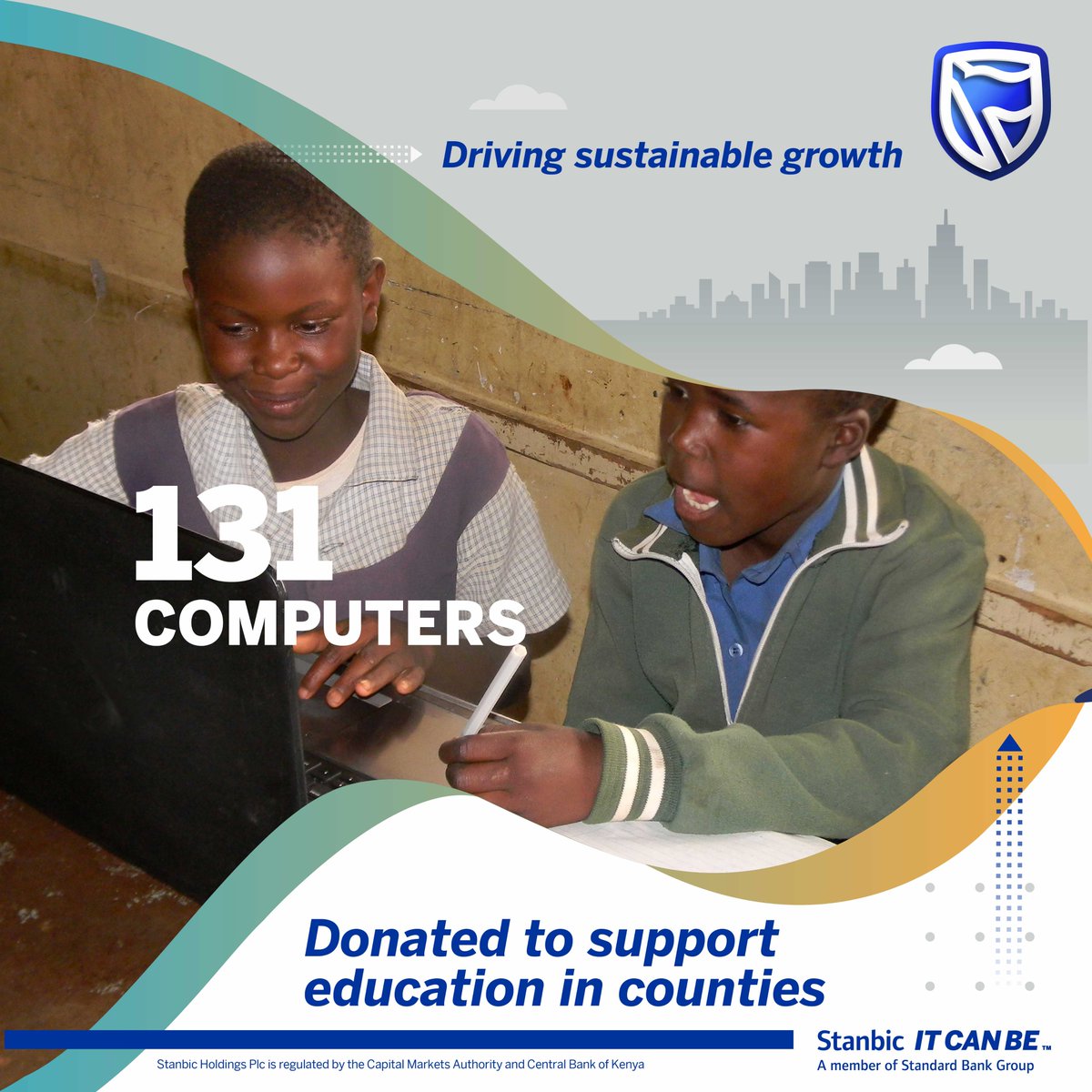 StanbicKE's tweet photo. Staying true to our purpose, we drove sustainable growth in MSMEs thanks to our #FutureNiDigital program. We enhanced digital skills by training over 50,000 entrepreneurs and disbursed KES 37.9M grant funding through strategic partnerships. #ItCanBe #StanbicHalfYearResults2022 https://t.co/j9MwHwsETZ