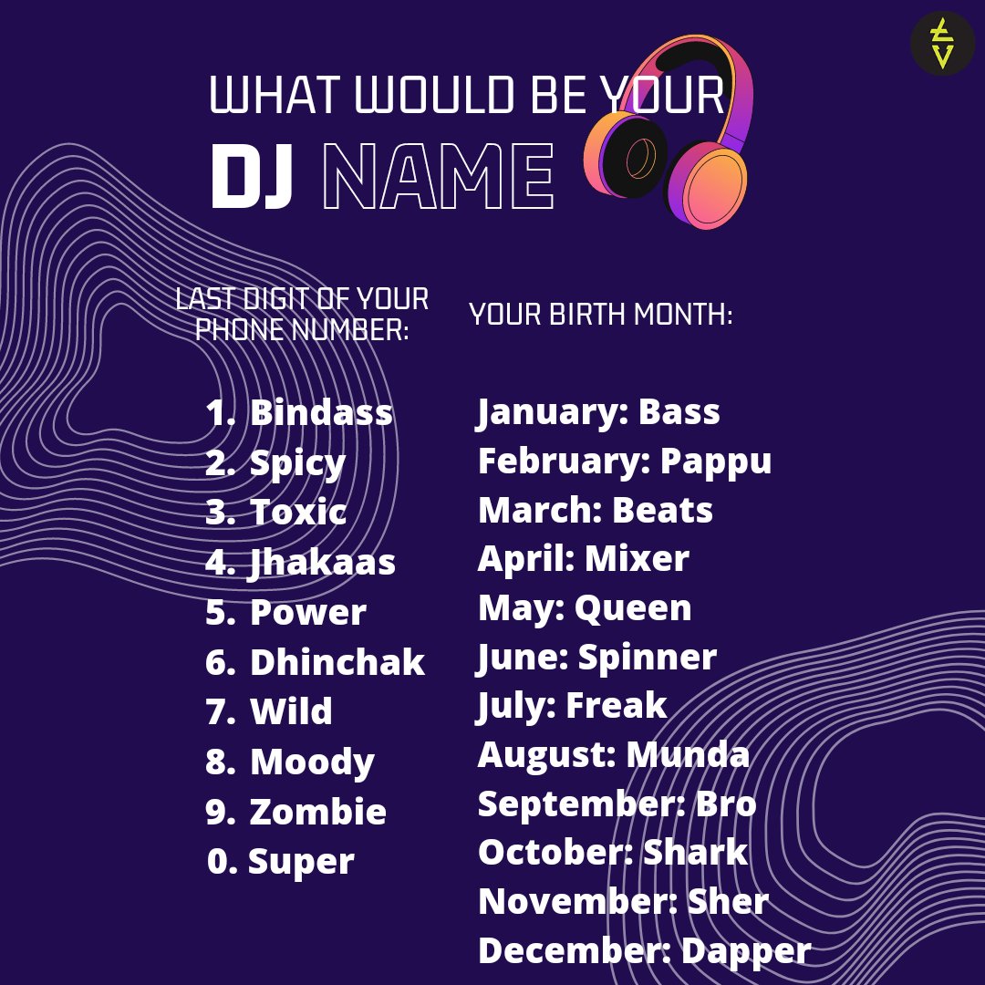 TribeVibeLive's tweet photo. Quote this tweet with your DJ name!
@shovenshah
#Tribevibe #DJ #djname #djnamegenerator #play #game #fridaymorning #friday #FridayFeeling #fridayfun #FridayVibes https://t.co/RC9GFAQltO