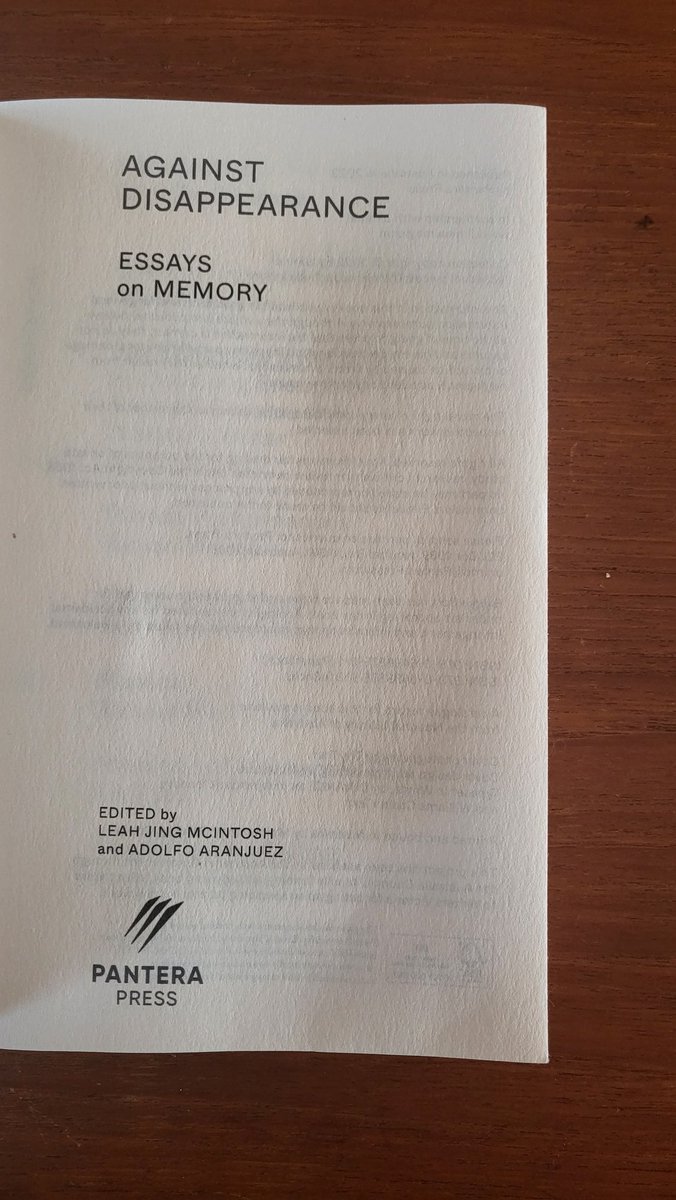 Just reading this wonderful collection AGAIN after an incredible launch last night! So proud of @_leahleahleah &amp; <a href="/adolfo_ae/">Adolfo Aranjuez</a>, and of course, all the brilliant writers in this collection! This is non-fiction at its best 😀
