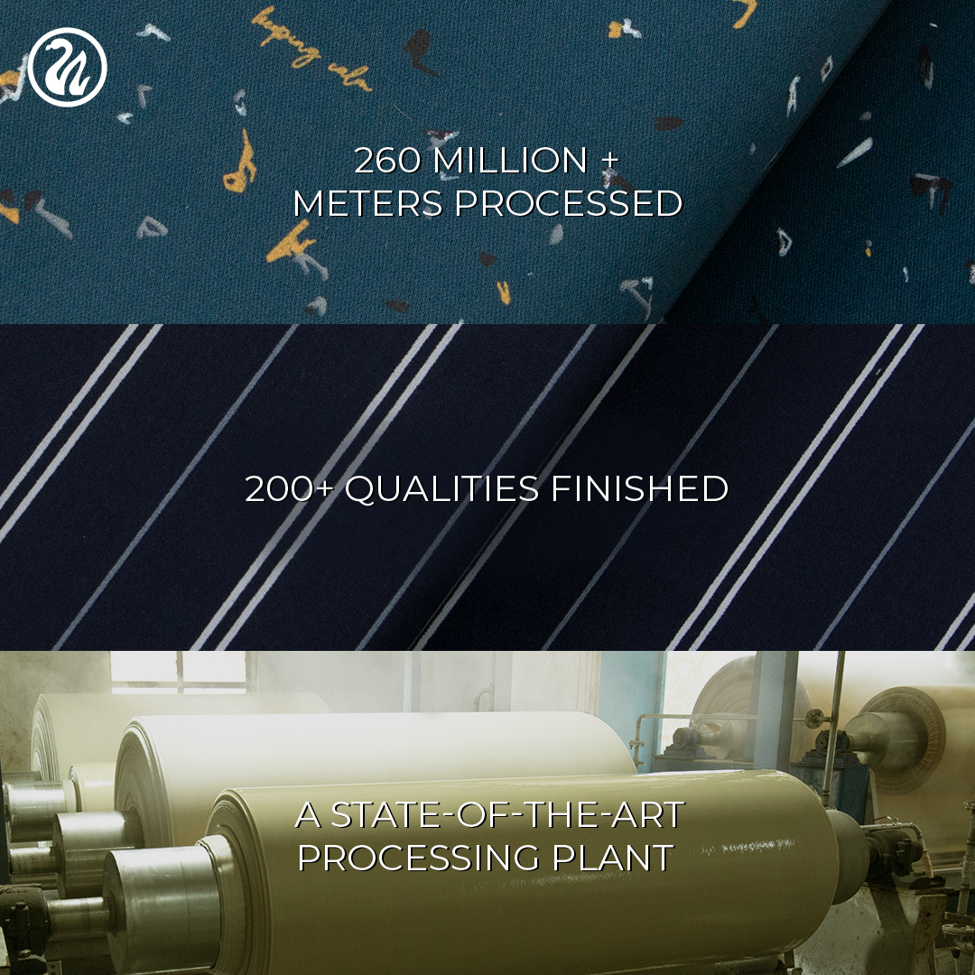 SwanCorpLimited's tweet photo. We continue to print our legacy in the textile business with our 100+ years of experience & a state-of-the-art processing unit in Ahmedabad. We are unmatched in dyeing & printing a wide range of fabrics like cotton, polyester cotton, linen, lycra, non-lycra & viscose.
#SwanGroup https://t.co/qfPoEKxF6U