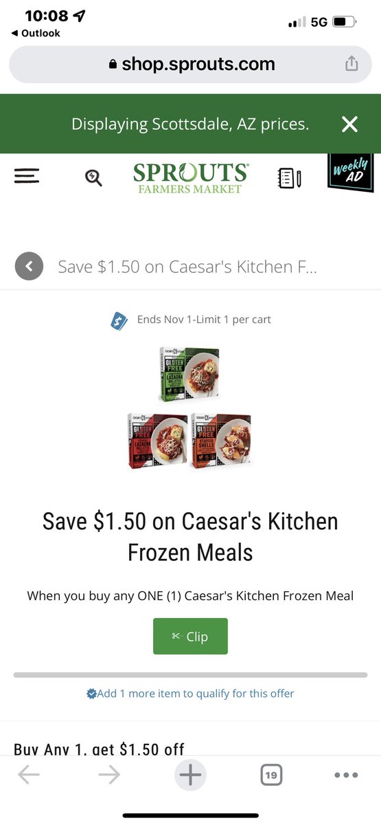 caesar_kitchen's tweet photo. Clip a Coupon to get $1.50 off your next Caesar’s Kitchen meal at @sprouts!

https://t.co/F2bUxAHZIA https://t.co/UZxUl9aTW0
