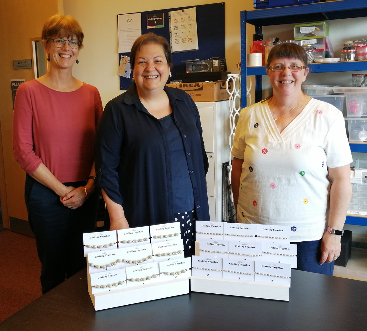 Huge thanks to Jackie Baillie MSP for visiting us at our studio yesterday!