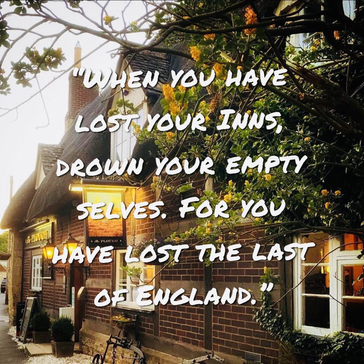 Good morning and happy Friday! Who’s off to the pub today? #notjustapub