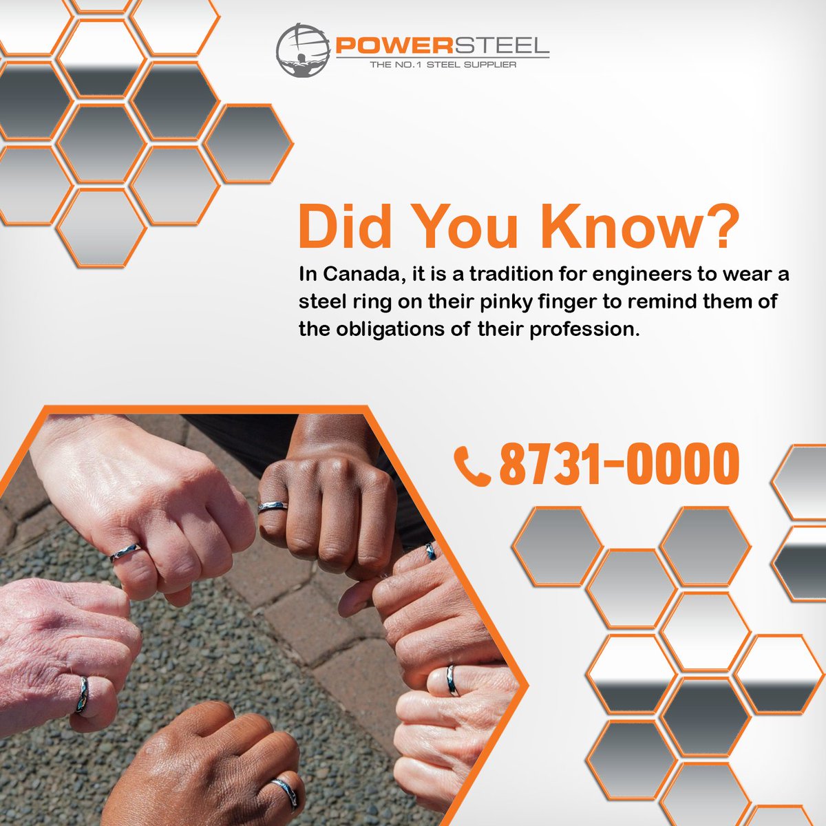 STEEL TRIVIA!

powersteel.com.ph

#PowerSteel #steel #materials #construction #industrial #bars #wideflange #plates #copper #stainless #hardware #trivia #Bars #steelframe #framing #trivia #contractorlife #contractor #engineering #materials