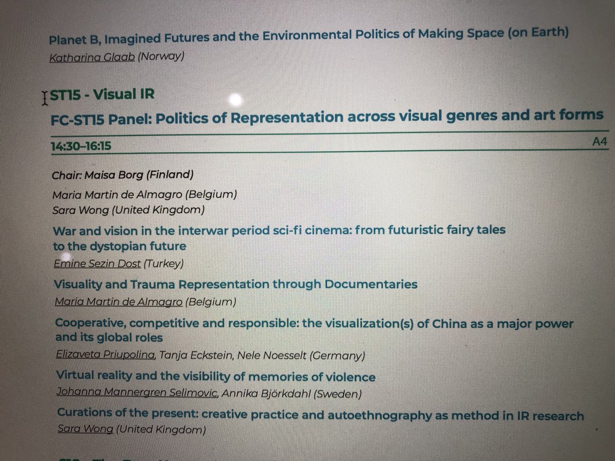 AnnikaBjorkdahl's tweet photo. Interested in #visualIR, #memoypolitics? ⁦@JMannergren⁩ &amp; I present on memory agents &amp; commemoration in the digital space today at 14.30 #EISAPEC22 https://t.co/UcE3UYH4ho
