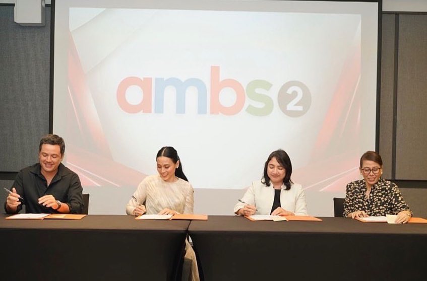 JUST IN: @celestinegonzaga is now with AMBS 2 Network. She shared photos of the contract signing via her IG 

#AMBS2 

📸 #ToniGonzaga IG