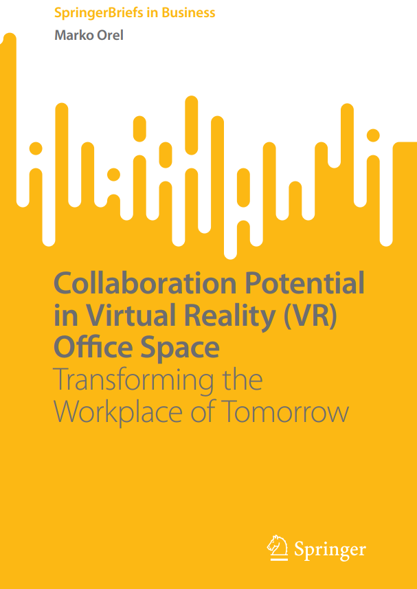 Snobal3D's tweet photo. The recent shift to #hybrid and #remote working has accelerated the #VR workplace. A new book by @MarkoOrel, organizational sociologist  casts an interesting lens on the issue of  how #VR  can be used for work #collaboration. 
https://t.co/uZ2ci3W82o https://t.co/C2yhp09nqY
