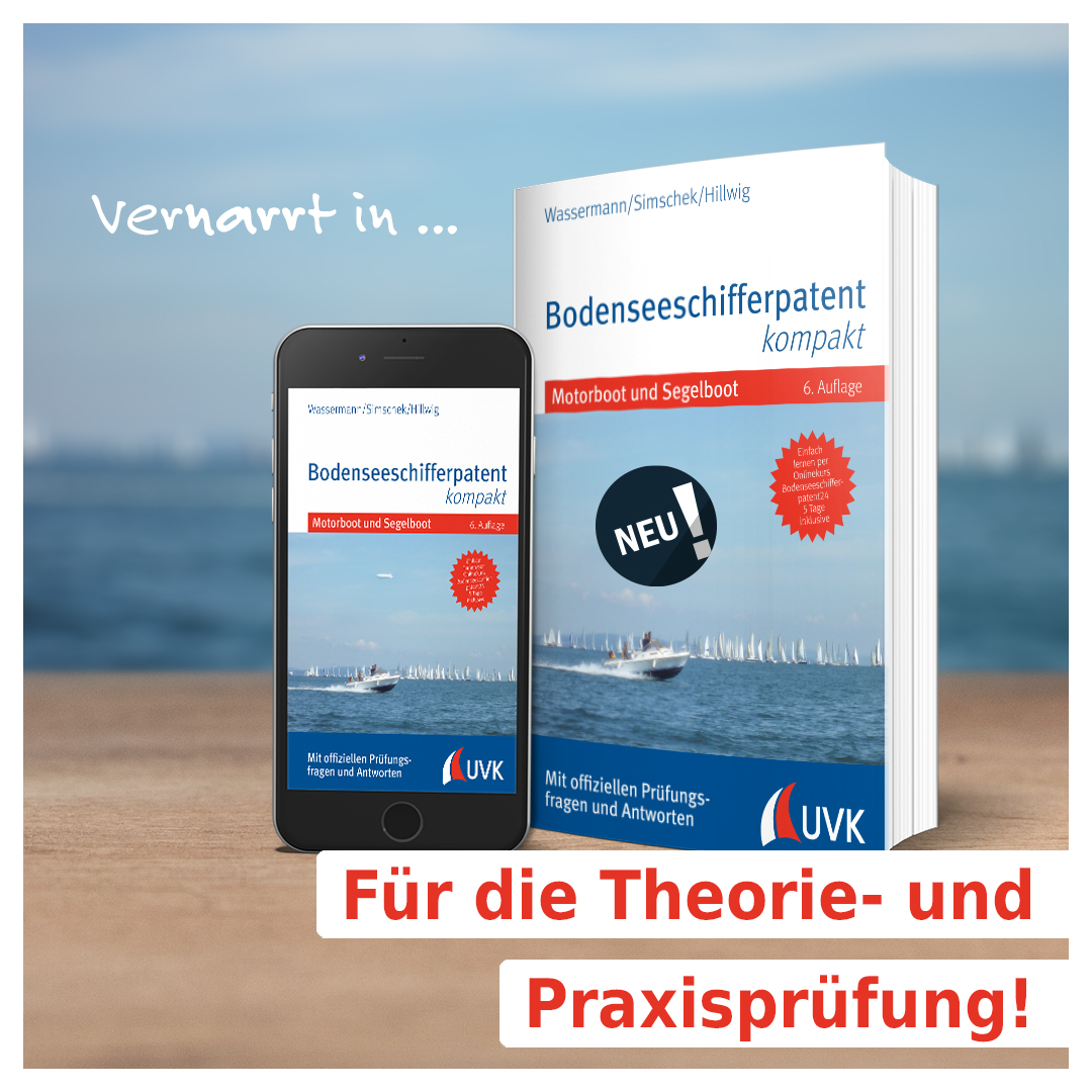 Für ein sicheres #Manöver auf dem #Bodensee: "Bodenseeschifferpatent kompakt" jetzt in der 6. Auflage erhältlich. Mit aktuellen Prüfungsfragen und Antworten zum #Bodenseeschifferpatent in Deutschland und Österreich!
narr.de/bodenseeschiff…

<a href="/bsp24_com/">Bodenseeschifferpatent24 ⛵ 🚤</a> #uvkverlag
