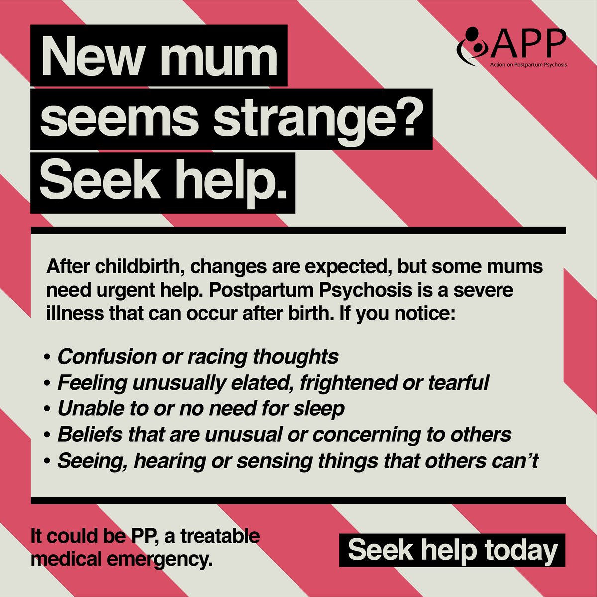 Action on Postpartum Psychosis tweet media