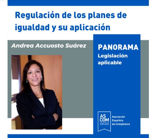 ascomGRC's tweet image. 𝐂𝐨𝐦𝐩𝐥𝐢𝐚𝐧𝐜𝐞, 𝐩𝐥𝐚𝐧𝐞𝐬 𝐝𝐞 𝐢𝐠𝐮𝐚𝐥𝐝𝐚𝐝 𝐲 𝐬𝐮 𝐢𝐦𝐩𝐥𝐚𝐧𝐭𝐚𝐜𝐢𝐨́𝐧  
Artículo de Andrea Accuoso Suárez, Lawyer- Legal Compliance en el #blogASCOM
 ⏩asociacioncompliance.com/compliance-pla… 
 #planesigualdad #compliance