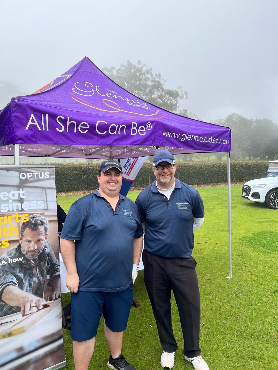 Today, our Director’s Scott Maroske and Ben Horner hit the greens of the Middle Ridge Golf Club, putt-ing their golfing swings to the test at the Glennie Golf Day supported by Audi Centre Toowoomba.