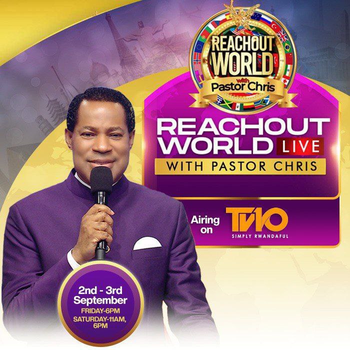 CE_LUZIRA's tweet photo. ReachOut World Live with Pastor Chris is HERE! Date: 2ND-3RD SEPTEMBER 2022. Time:7:pm  Ugandan time , Join us in reaching 7.5 billion  by registering and sharing this link https://t.co/9vypfLrjGm to everyone, you can have your own viewing center with everyone using the same link https://t.co/p0aEFcDsav