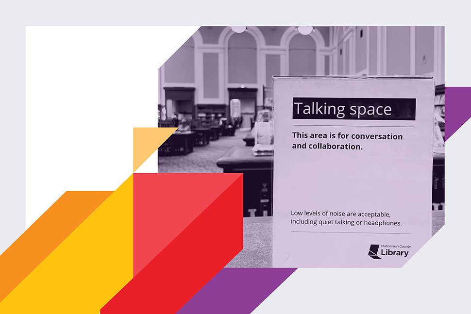 lizmcgettigan's tweet image. Show and Tell! Library signage and wayfinding design. #librarydesign #libraries #librarysignage 
americanlibrariesmagazine.org/2022/09/01/sho…