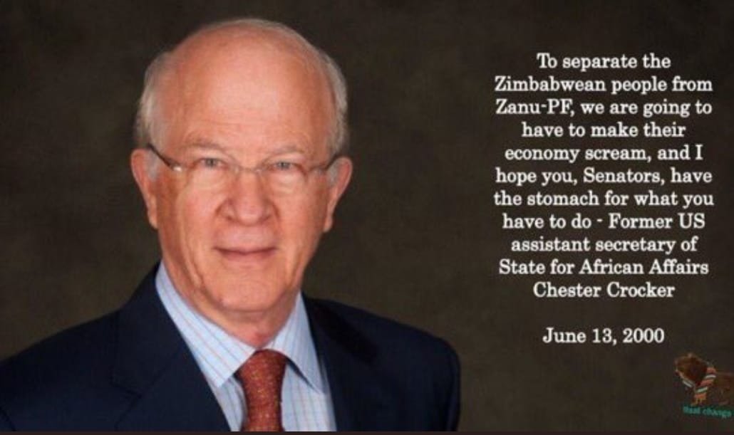@dabskays @rutendom The Claim that sanctions are a myth is @USEmbZim @euinzim @UKinZimbabwe propaganda to fool gullible Zimbabweans. Sanctions aren't just on @ZANUPF_Official leaders. They're on all Zimbabwenas to make them vote against ZANU as this author of sanctions confirms below👇@danielmarven