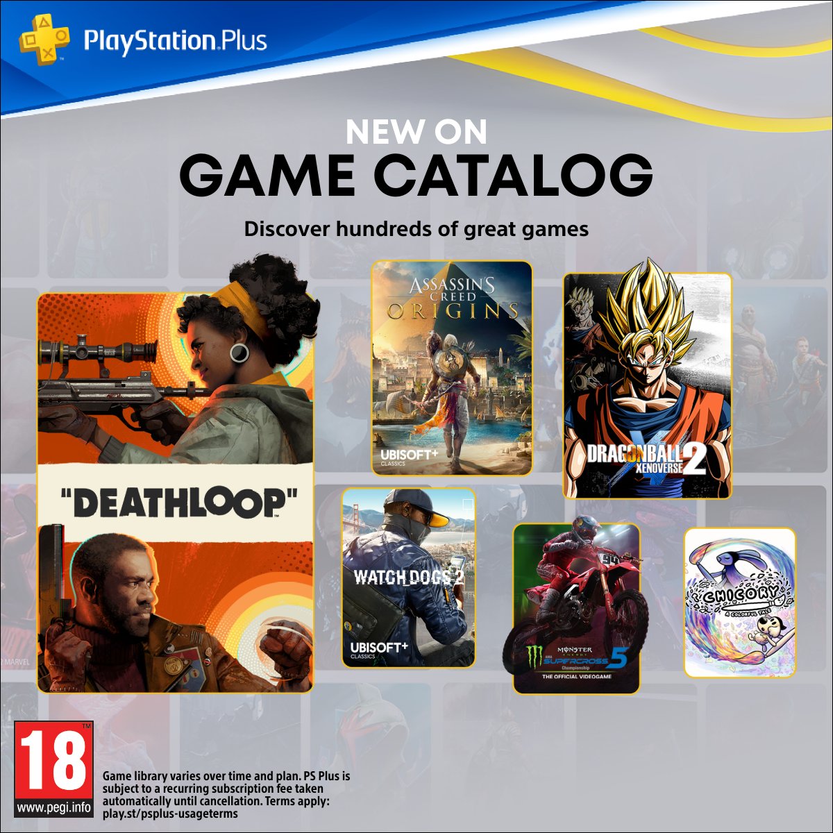 PlayStation on X: The PlayStation Plus Monthly Games and Game Catalog  lineup for September has been revealed. Highlights include Need for Speed  Heat, Toem, Deathloop and Assassin's Creed Origins. Get a preview